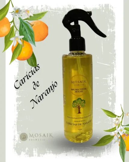 Bruma textil hogar mosaikosmetic caricias de naranjo
